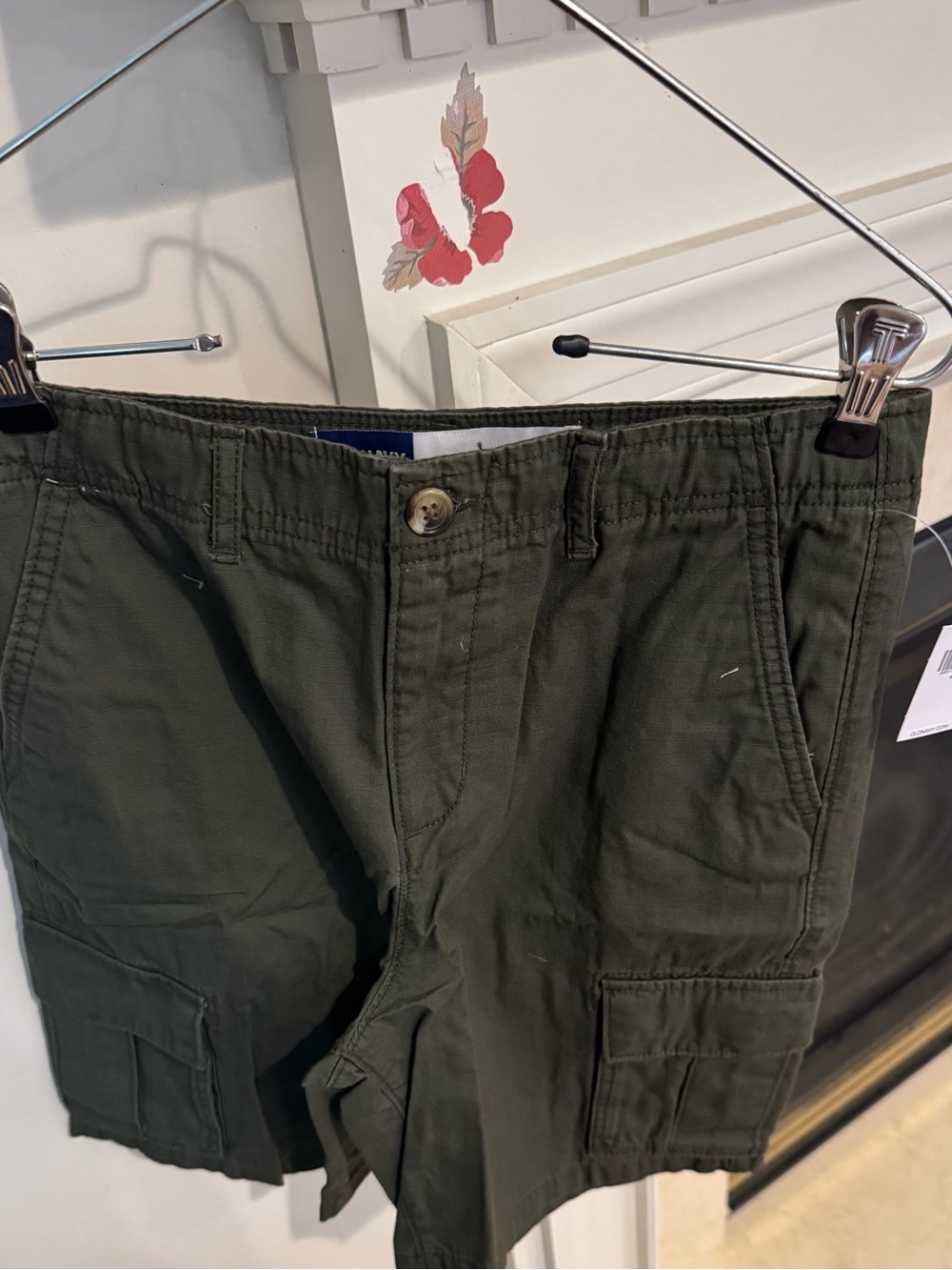 NWT Old Navy boys cargo shorts, gray, 14